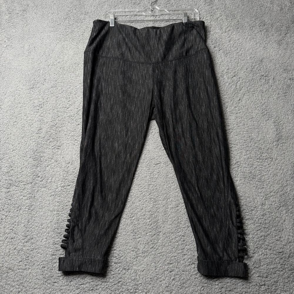 Danskin Leggings Women's XL Dark Gray Athletic Pants